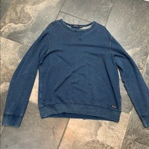 Distressed Ralph Lauren crew neck sweatshirt